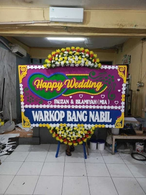 Papan Bunga di Sabha Widya Makara Ui Depok