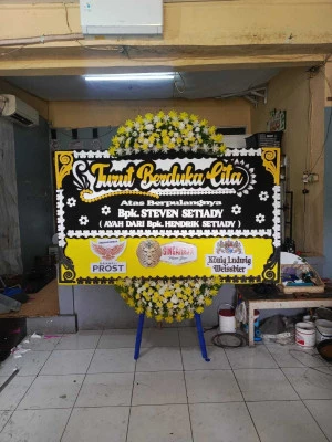 Papan Bunga di Sabha Widya Makara Ui Depok